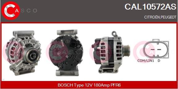 Casco CAL10572AS - Alternator autospares.lv