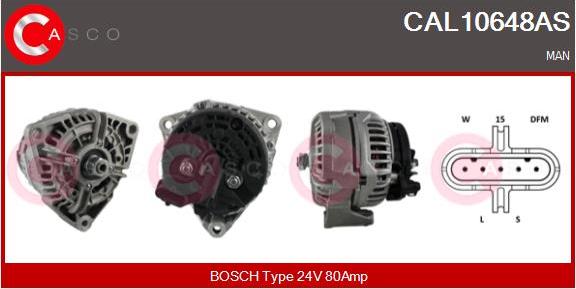 Casco CAL10648AS - Alternator autospares.lv