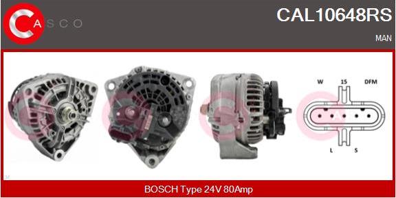 Casco CAL10648RS - Alternator autospares.lv