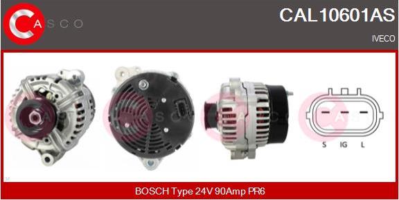 Casco CAL10601AS - Alternator autospares.lv