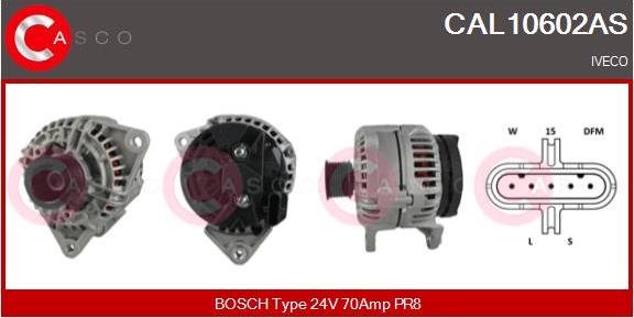 Casco CAL10602AS - Alternator autospares.lv