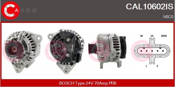 Casco CAL10602IS - Alternator autospares.lv