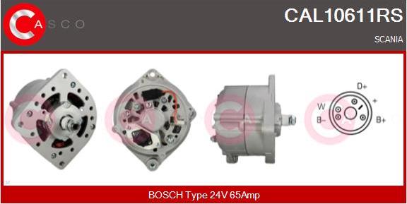 Casco CAL10611RS - Alternator autospares.lv