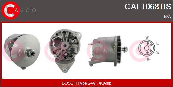 Casco CAL10681IS - Alternator autospares.lv