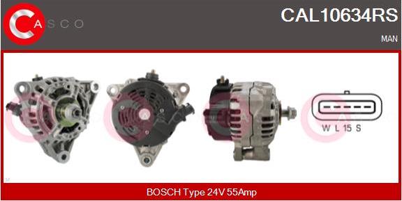 Casco CAL10634RS - Alternator autospares.lv