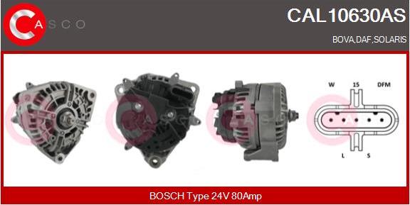 Casco CAL10630AS - Alternator autospares.lv