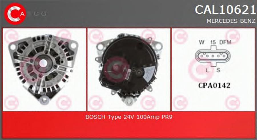 Casco CAL10621 - Alternator autospares.lv