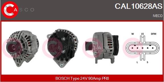 Casco CAL10628AS - Alternator autospares.lv