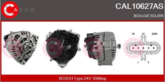 Casco CAL10627AS - Alternator autospares.lv