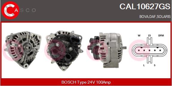 Casco CAL10627GS - Alternator autospares.lv