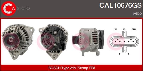 Casco CAL10676GS - Alternator autospares.lv