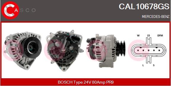 Casco CAL10678GS - Alternator autospares.lv