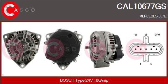 Casco CAL10677GS - Alternator autospares.lv