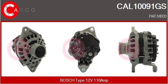 Casco CAL10091GS - Alternator autospares.lv