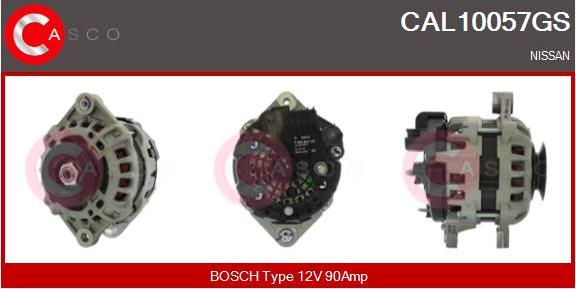 Casco CAL10057GS - Alternator autospares.lv