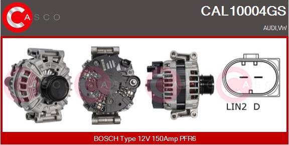 Casco CAL10004GS - Alternator autospares.lv