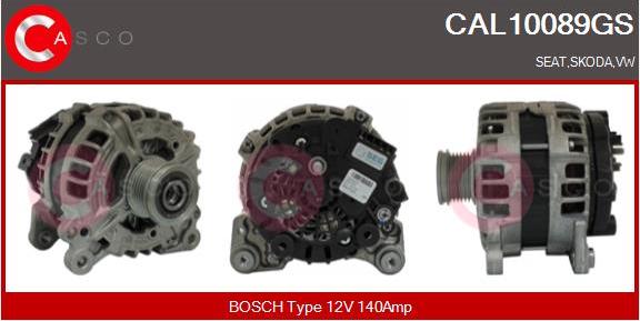 Casco CAL10089GS - Alternator autospares.lv