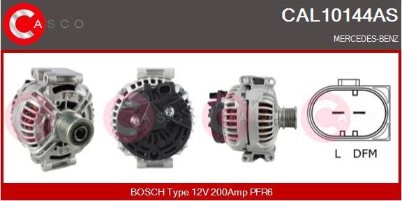 Casco CAL10144AS - Alternator autospares.lv