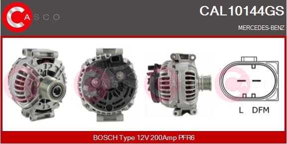 Casco CAL10144GS - Alternator autospares.lv