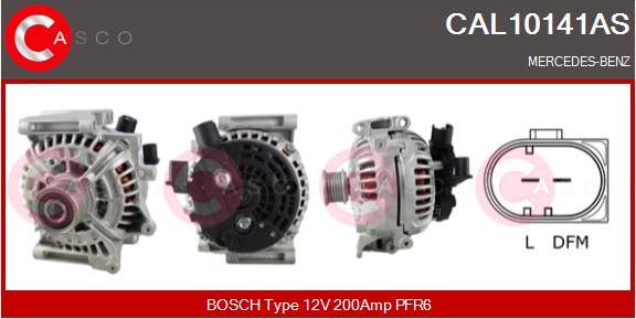 Casco CAL10141AS - Alternator autospares.lv