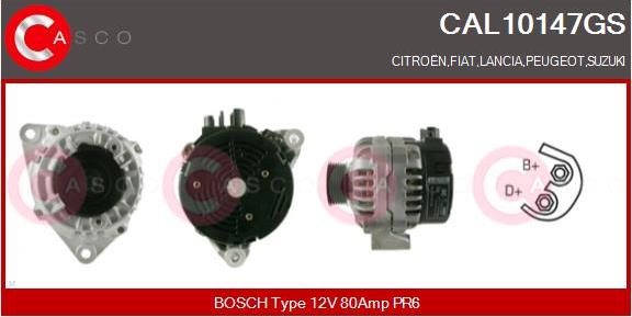 Casco CAL10147GS - Alternator autospares.lv