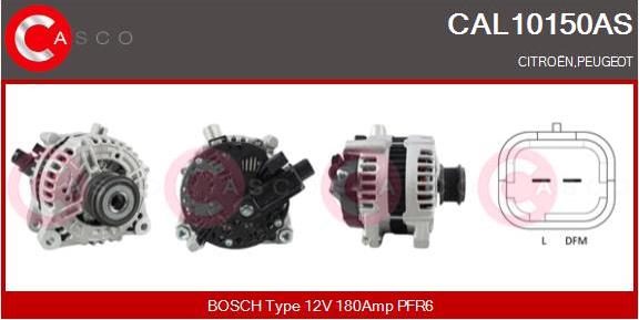 Casco CAL10150AS - Alternator autospares.lv