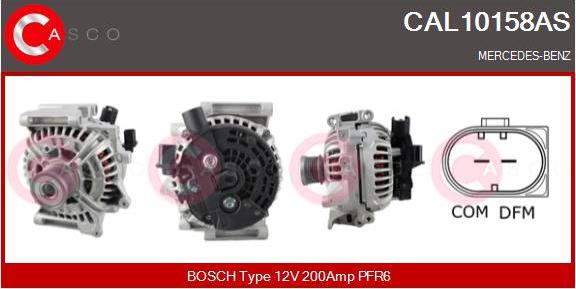 Casco CAL10158AS - Alternator autospares.lv