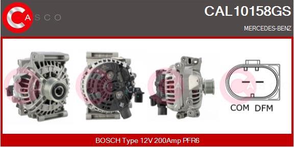 Casco CAL10158GS - Alternator autospares.lv