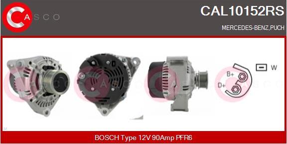Casco CAL10152RS - Alternator autospares.lv