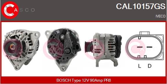 Casco CAL10157GS - Alternator autospares.lv