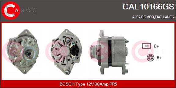 Casco CAL10166GS - Alternator autospares.lv