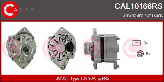 Casco CAL10166RS - Alternator autospares.lv