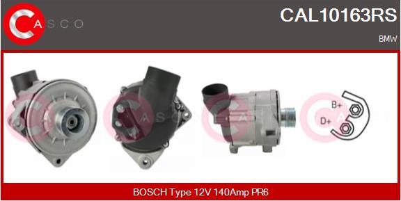 Casco CAL10163RS - Alternator autospares.lv