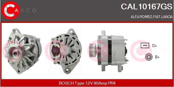 Casco CAL10167GS - Alternator autospares.lv