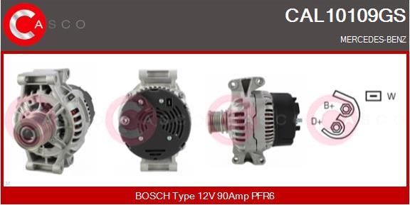 Casco CAL10109GS - Alternator autospares.lv