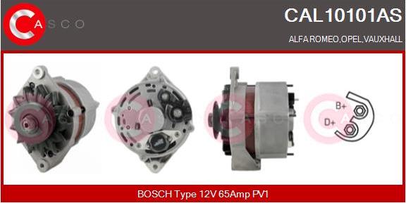 Casco CAL10101AS - Alternator autospares.lv