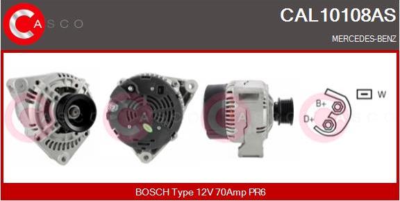 Casco CAL10108AS - Alternator autospares.lv