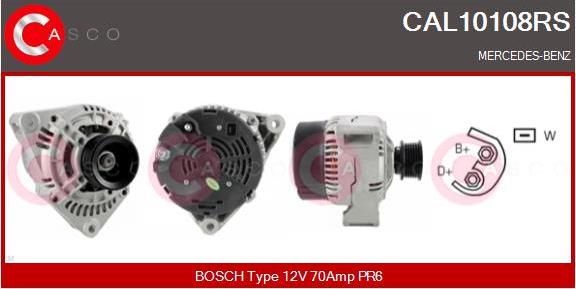 Casco CAL10108RS - Alternator autospares.lv