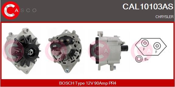 Casco CAL10103AS - Alternator autospares.lv