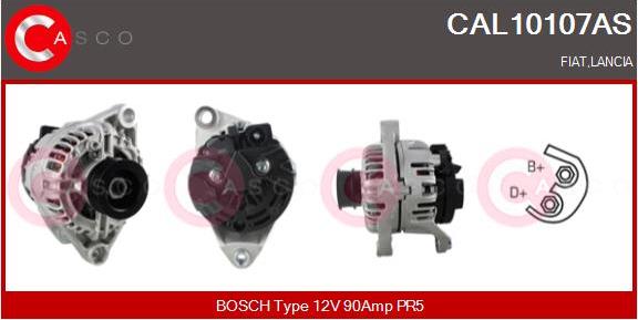 Casco CAL10107AS - Alternator autospares.lv