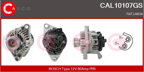 Casco CAL10107GS - Alternator autospares.lv