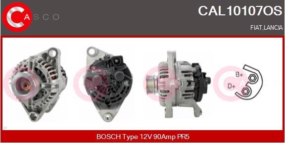 Casco CAL10107OS - Alternator autospares.lv