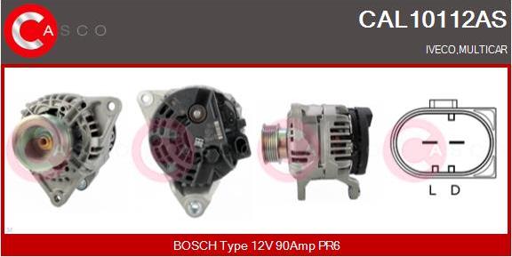 Casco CAL10112AS - Alternator autospares.lv