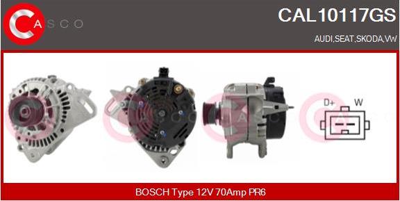 Casco CAL10117GS - Alternator autospares.lv
