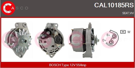 Casco CAL10185RS - Alternator autospares.lv