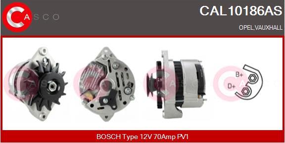 Casco CAL10186AS - Alternator autospares.lv