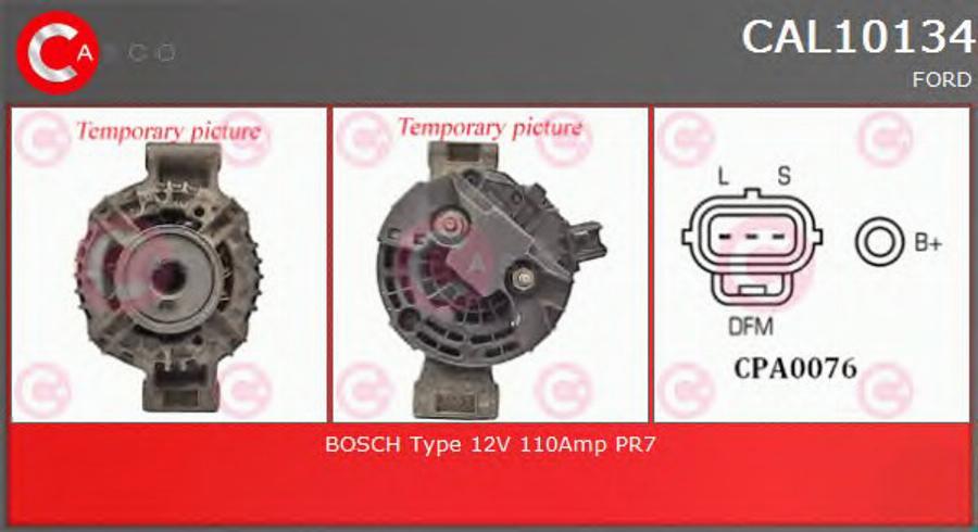 Casco CAL10134 - Alternator autospares.lv