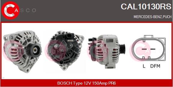 Casco CAL10130RS - Alternator autospares.lv