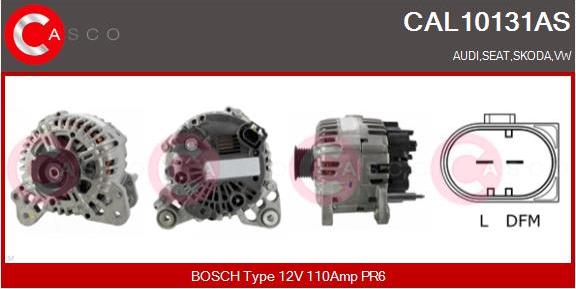 Casco CAL10131AS - Alternator autospares.lv