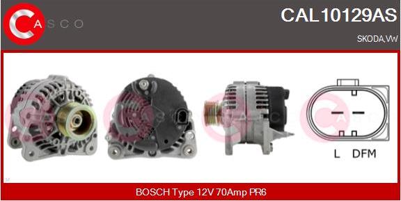 Casco CAL10129AS - Alternator autospares.lv